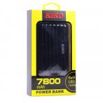 Wholesale Universal 7800 mah Portable Power Bank Charger (Black)